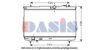 AKS DASIS 510035N Radiator, engine cooling